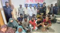 নারায়ণগঞ্জে পুলিশের অভিযানে গ্রেপ্তার ১৫৪