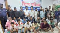 নারায়ণগঞ্জে ২৪ ঘণ্টায় গ্রেপ্তার ৮৩
